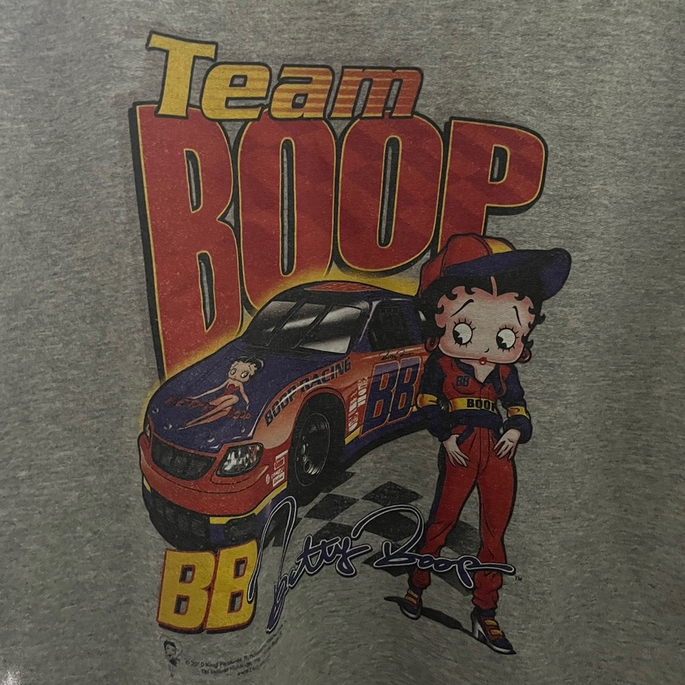 VINTAGE BETTY BOOP NASCAR SWEATER